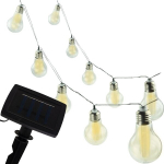 Soliarinė lauko girlianda lemputės Bulbs