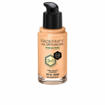 Makiažo pagrindas Max Factor Face Finity All Day Flawless Spf 20 N&ordm; W62 Warm beige, 30 ml