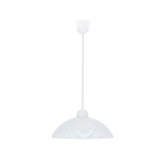 Pakabinamas &scaron;viestuvas Candellux Bronte 31-16744, balto stiklo gaubtas, ra&scaron;tuotas, 1x60W E27