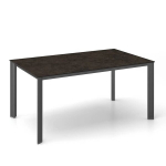 Sodo stalas Edge, 220x95 cm, pilkas