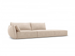 De&scaron;ininė sofa Vanda, 4 sėdimos vietos, smėlio sp.