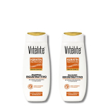 Plaukų &scaron;ampūno ir balzamo rinkinys su KERATINU VITELITE KERATIN rinkinys 2 vnt. 250ml+ 250ml