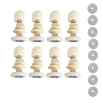 Ratukų komplektas du&scaron;o kabinos durims A-184, 23 mm, 8 dalių