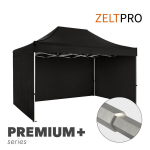 Prekybinė Palapinė Zeltpro Premium+, 3x4,5 m, Juoda, Juoda