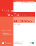 Cambridge English Qualifications: B1 Preliminary Practice Tests Plus with key 4th edition
