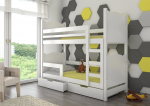 Vaiki&scaron;ka lova ADRK Furniture Maraba, balta
