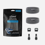Xpand elastiniai rai&scaron;teliai, pilki, uniwersalny