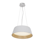 LED pakabinamas &scaron;viestuvas Candellux Lighting Umbria 31-24176 baltos medienos 24W LED IP20