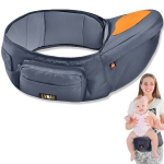 Lengva kūdikio ne&scaron;ynė su reguliuojamu dirželiu ir atramine sėdyne LIVMAN