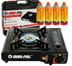 Happy People turistinė dujinė viryklė su dujų balionėliais