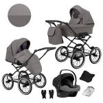 Universalus vežimėlis Romantic Kunert 3in1 GREY ECO