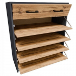 Batų spintelė Batų Grafit-Wotan, 85x75x35 cm, ruda