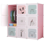 Modulinė vaiki&scaron;ka spinta žaislinių drabužių lentyna
