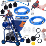 Tinko aparatas Rosfix Blue Dragon BD57 &ndash; Galingas 5700W variklis, 25L/min na&scaron;umas, Komplektas 3 antgaliai ir 10m žarna