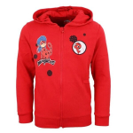 Megztinis mergaitėms Miraculous Ladybug, raudonas