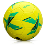 Futbolo kamuolys Meteor Spin #3 vaikams, geltonai-žalias, Dydis 3