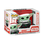 Funko Pop! Star Wars - Grogu with Santa Hat in Pram #746