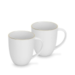 Puodelių rinkinys 400 ml / 2 vnt Floree (porcelianas)