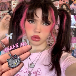 1 vnt Mielas Sanrio Anime Figūrėlės Hello Kitty Pakabukai Kristaliniai Kaklo Papuo&scaron;alai