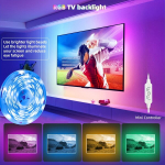 Itin ry&scaron;ki RGB LED televizoriaus ap&scaron;vietimo juosta, 4,0 metro/m