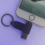 USB laikmena Metalinis USB 3.0 atmintukas iPhone, Juoda