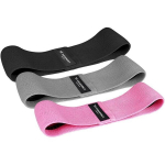 Guminės mini juostos jogos fitneso crossfit treniruotėms, Wozinsky WFB-011, 3vnt.