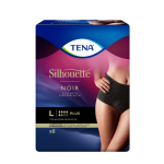 Kelnaitės Tena Silhouette, L, juodos spalvos, 8 vnt.