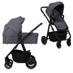 Daugiafunkcinis vežimėlis Lionelo Amber Plus 2 in 1, Grey Graphite,