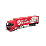 Welly Man Tgx Xxl sunkvežimio modelis 1:64 su reklaminiu puspriekabiu