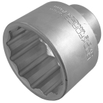 Ki&scaron;tukinis lizdas 3/4" 70 mm 12 ta&scaron;kų Cr-V