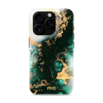 MIO Green Marble Case Magsafe Compatible for iPhone 16 Pro