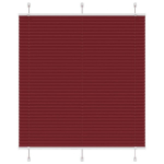 Plisuota žaliuze bordo raudona 120x100 cm audinio plotis