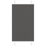 Plisuota žaliuze juoda 70x150 cm audinio plotis 69,4 cm
