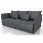Sofa-lova Nesta, pilka, draugi&scaron;kas gyvūnams audinys