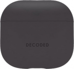 Coque AirPods 4 - Decoded - Silikoninė Antichokinė - LED indikatorius - Juoda - Optimali apsauga