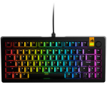 Glorious GMMK 3U 75% Custom Gaming Keyboard - Pre-Built, ANSI (US), Fox HE Switches, Black