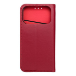 OEM atverčiamas dėklas iPhone 17 PRO Smart Pro Book odinis bordo spalvos