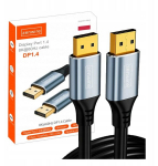 Display Port kabelis Zenwire ZC-14 1.4 8K 60Hz 144Hz 3 m 2K 4K 8K