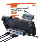 Zenwire HUB62 prijungimo stotelė 6in1 skirta Steam Deck HDMI 4K 60Hz Ethernet