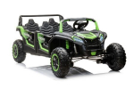Keturvietis vaiki&scaron;kas elektrinis Buggy A033 4x4, juodas/žalias