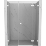 Du&scaron;o durys Mexen Lunar L, de&scaron;inė, 150 cm, transparent/white