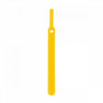 Daugiafunkciniai Velcro tvirtinimo dirželiai Bradas TL, 12 x 150 mm, 10 vnt, yellow
