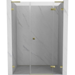 Du&scaron;o durys Mexen Lunar L, de&scaron;inė, 150 cm, transparent/gold