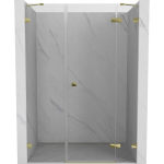 Du&scaron;o durys Mexen Lunar, de&scaron;ininės, 150 cm, transparent/gold