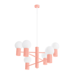 Sollux Lighting pakabinamas &scaron;viestuvas Halo 6, persikų spalvos
