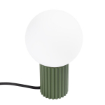 Sollux Lighting stalinis &scaron;viestuvas Halo, alyvuogių žalios spalvos