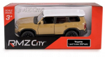 Toyota Land Cruiser 2024 modelis, 1:32, rudas-geltonas