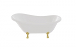 Vonia Besco Otylia 160, White+Gold (be sifono, be persipylimo skylės)