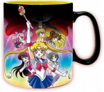 Sailor Moon puodelis, keičiantis spalvą, 460 ml