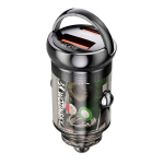 &bdquo;Wozinsky&ldquo; 65 W automobilinis įkroviklis USB-C PD 65 W, USB-A 45 W QC 3.0, juodas